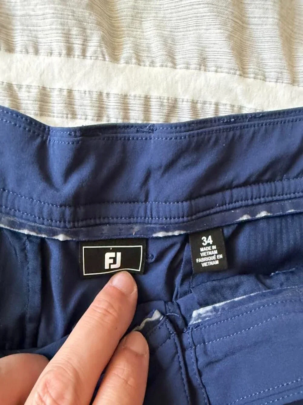 Men's Footjoy Flat Front Golf Shorts 34 9